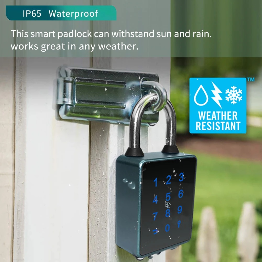 Tuya TTLOCK akıllı asma kilit  - Fingerprint Padlock Weatherproof incelemesi ve fiyatı