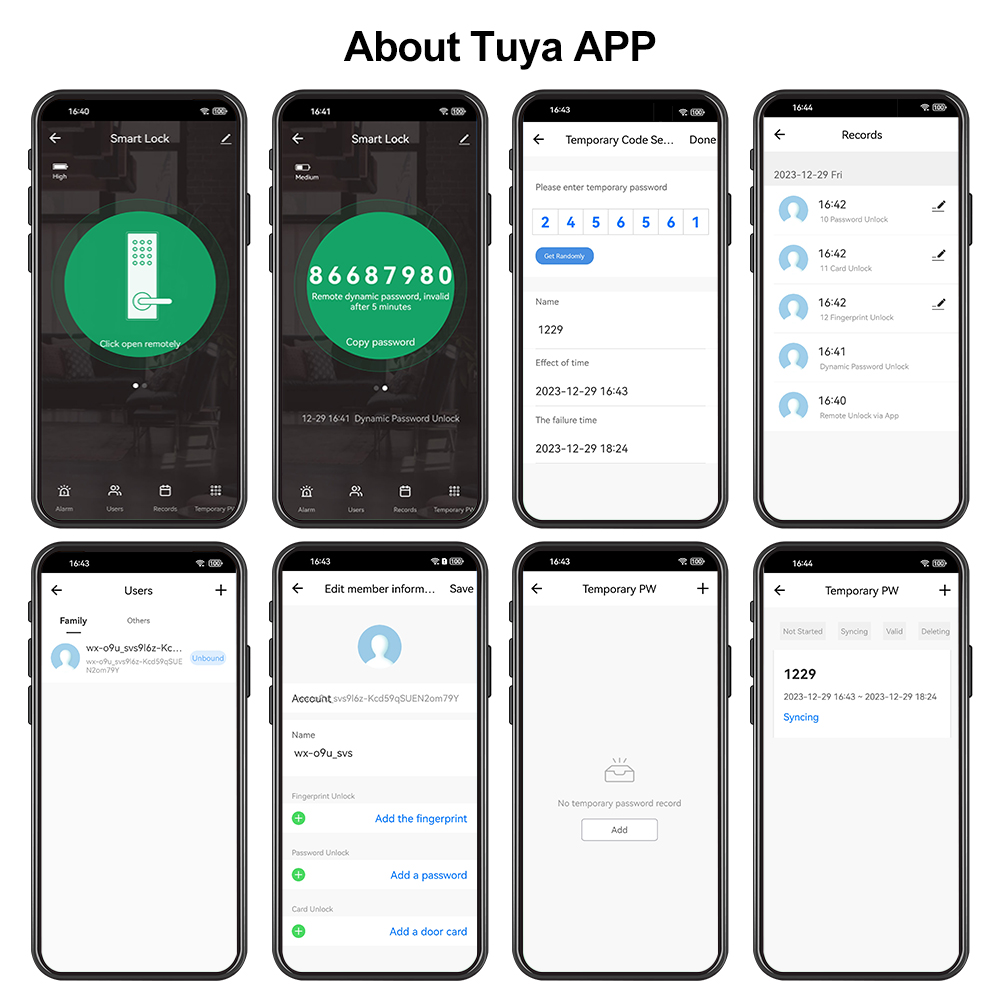 WiFi Tuya APP biyometrik parma - Fingerprint Padlock Weatherproof incelemesi ve fiyatı