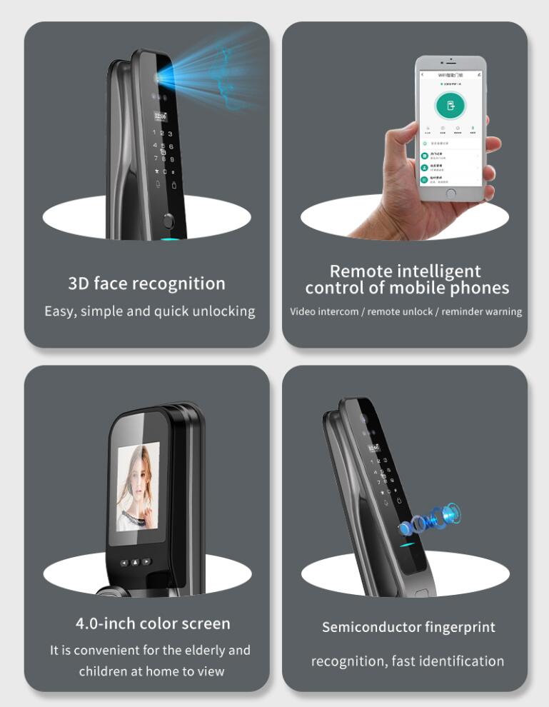 Tuya Tam Otomatik Akıllı Kapı  - Smart Door Lock Fingerprint Wifi incelemesi ve fiyatı