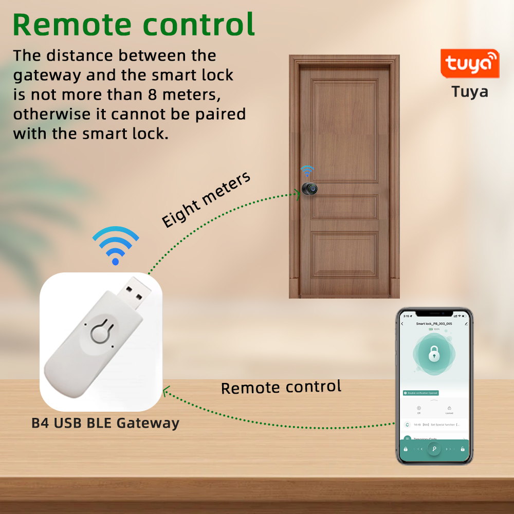 CDOK Q6 Tuya Bluetooth Akıllı  - Smart Lock Zigbee Gateway incelemesi ve fiyatı