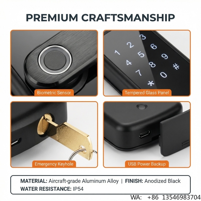 Güvenlik Dijital Elektrikli El - Digital Door Lock Fingerprint Handle incelemesi ve fiyatı