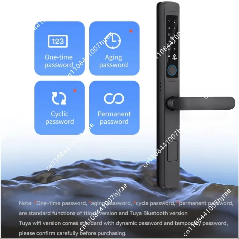 Su Geçirmez Alüminyum Kaydırma - Smart Door Lock Tuya App incelemesi ve fiyatı