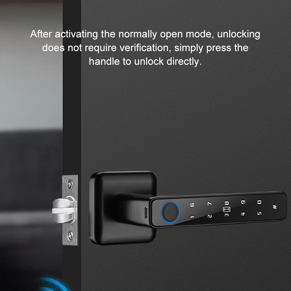 Tuya Dijital Akıllı Kapı Kilid - Digital Door Lock Fingerprint Handle incelemesi ve fiyatı