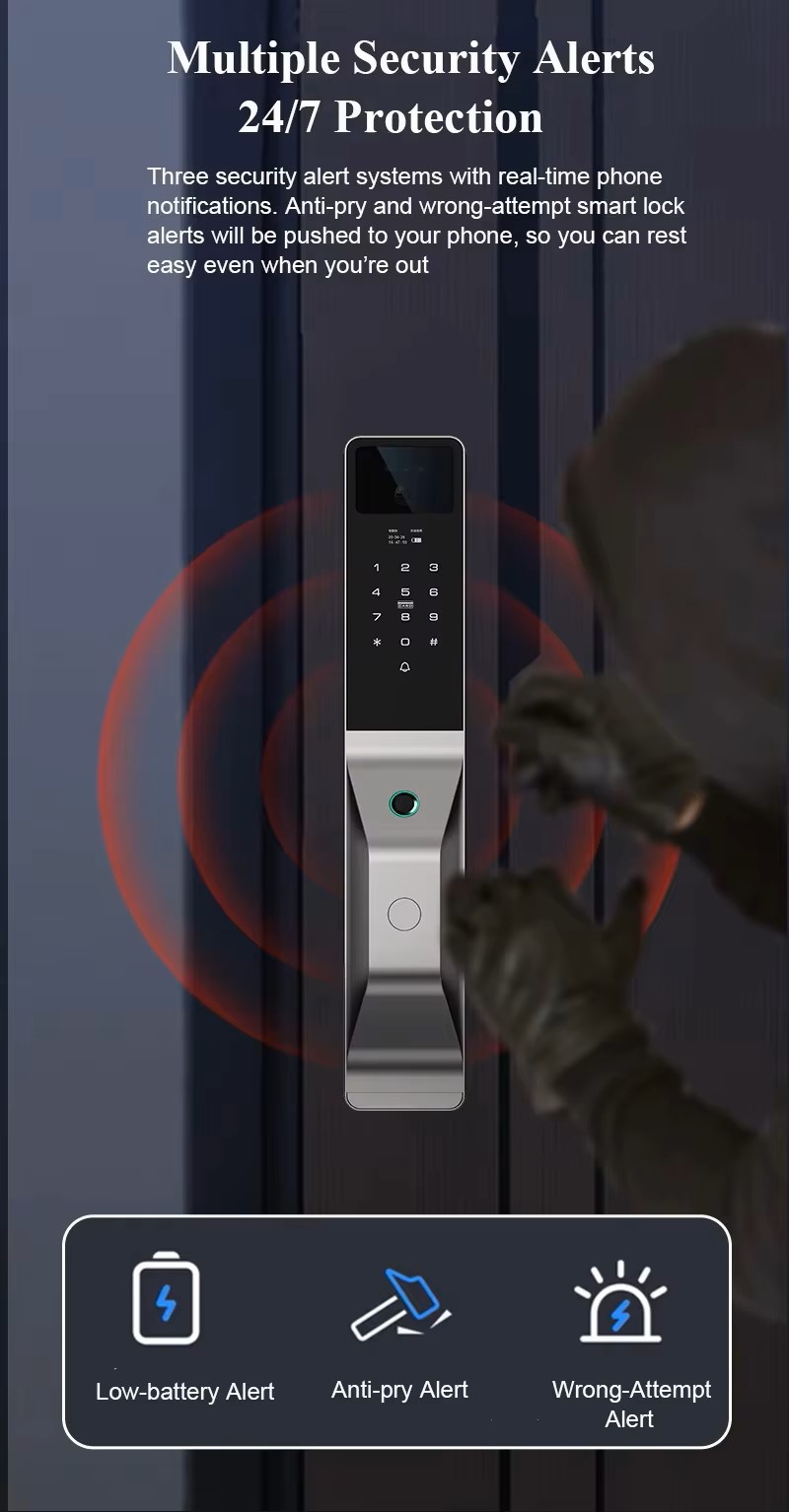 Görsel Çift Kamera Tuya Akıllı - Smart Door Lock With Camera Intercom incelemesi ve fiyatı