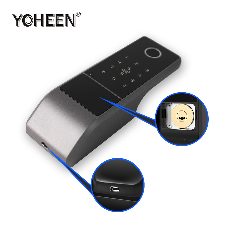 Su geçirmez Tuya APP WiFi Kili - Smart Door Lock Fingerprint Wifi incelemesi ve fiyatı