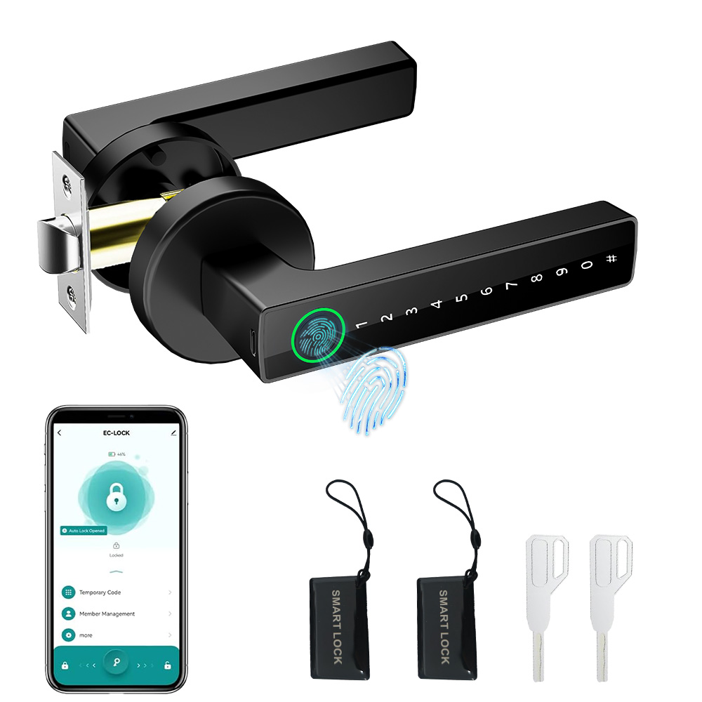 Dijital Parmak İzi, Elektrikli - Digital Door Lock Fingerprint Handle incelemesi ve fiyatı