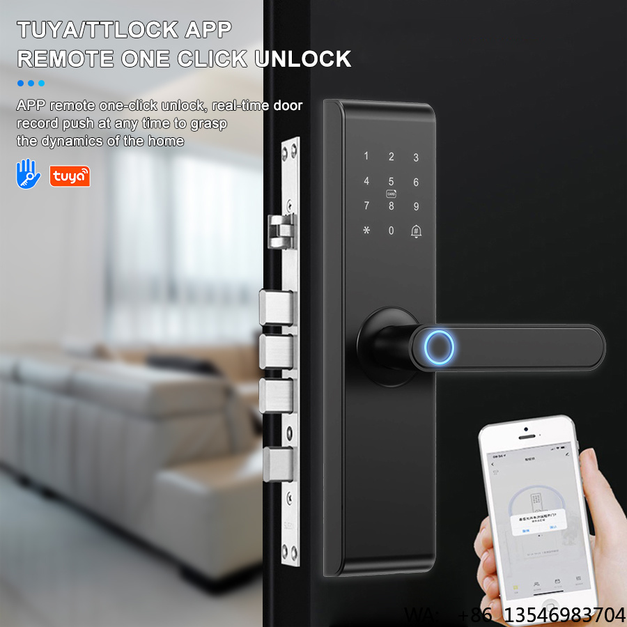 YiTechE Özel Anahtarsız WiFi T - Digital Door Lock Fingerprint Handle incelemesi ve fiyatı