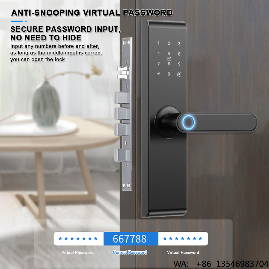 YiTechE Özel Anahtarsız WiFi T - Digital Door Lock Fingerprint Handle incelemesi ve fiyatı