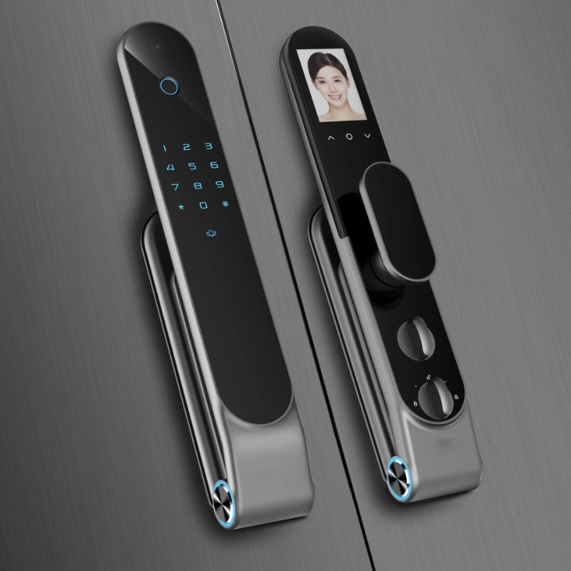 Yüksek kaliteli 3D yüz tanıma, - Smart Door Lock Fingerprint Wifi incelemesi ve fiyatı