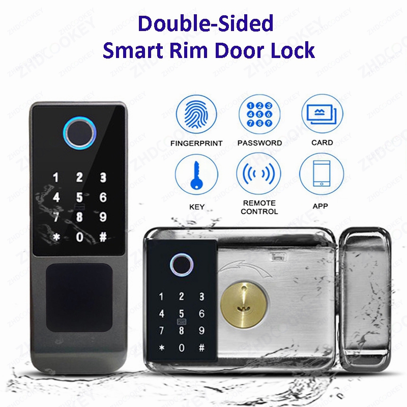 Su Geçirmez Tuya Wifi Uzaktan  - Smart Rim Lock Wifi Fingerprint incelemesi ve fiyatı