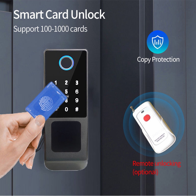Su Geçirmez Tuya Wifi Uzaktan  - Smart Rim Lock Wifi Fingerprint incelemesi ve fiyatı