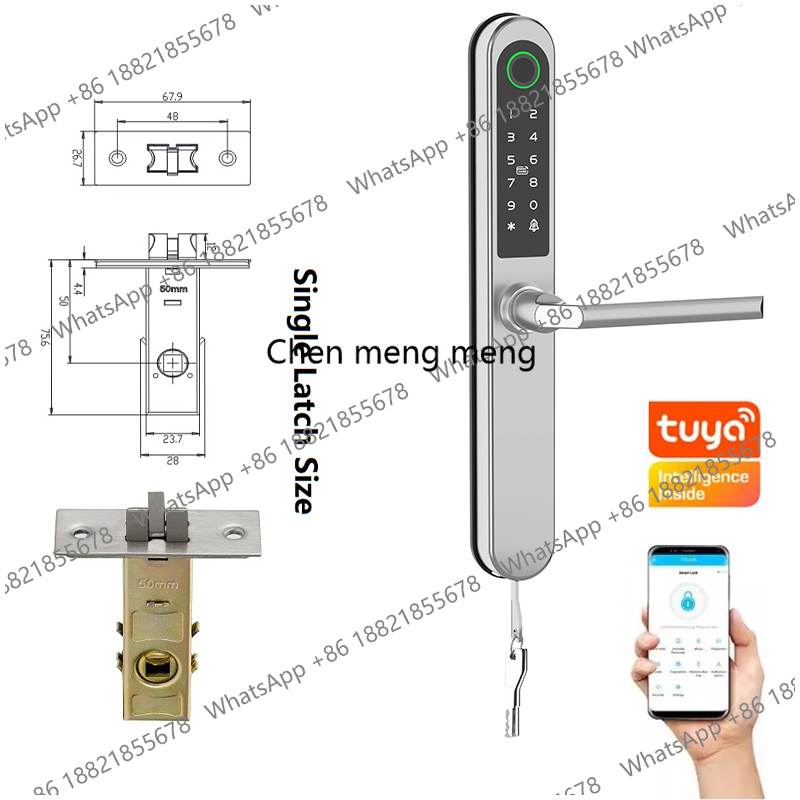 Akıllı Dijital Bluetooth Parma - Digital Door Lock Fingerprint Handle incelemesi ve fiyatı