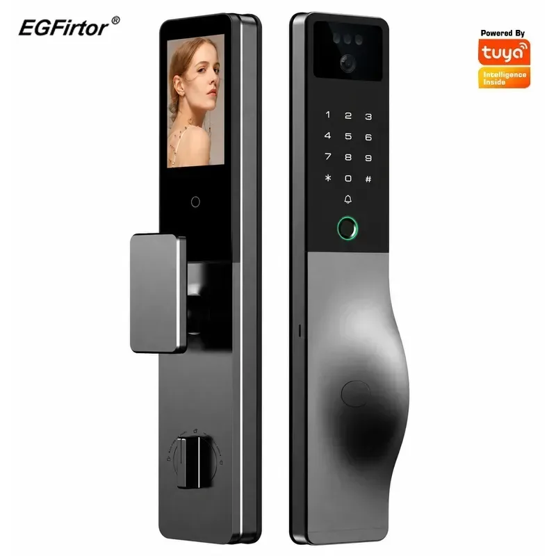 Akıllı Kilit, İnterkom, Şifre, - Smart Door Lock Fingerprint Wifi incelemesi ve fiyatı
