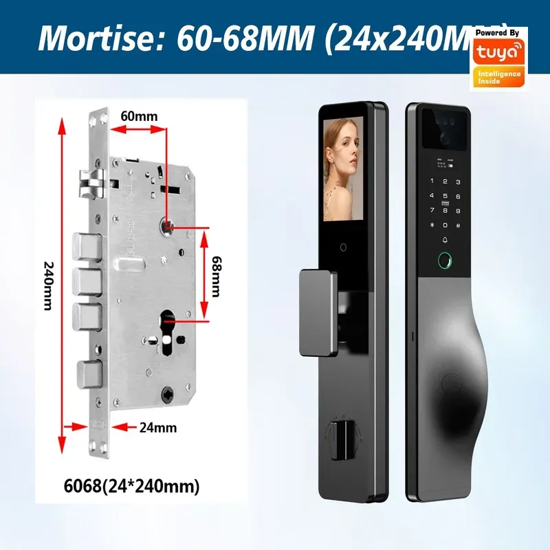 Akıllı Kilit, İnterkom, Şifre, - Smart Door Lock Fingerprint Wifi incelemesi ve fiyatı