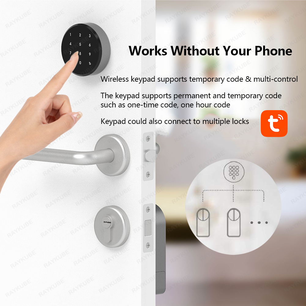 RAYKUBE A1 Pro Tuya BEL Akıllı - Smart Door Lock Tuya App incelemesi ve fiyatı