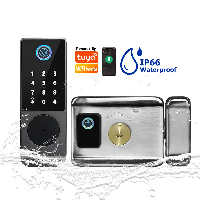 Su Geçirmez Wifi Uygulama Kont - Smart Rim Lock Wifi Fingerprint incelemesi ve fiyatı