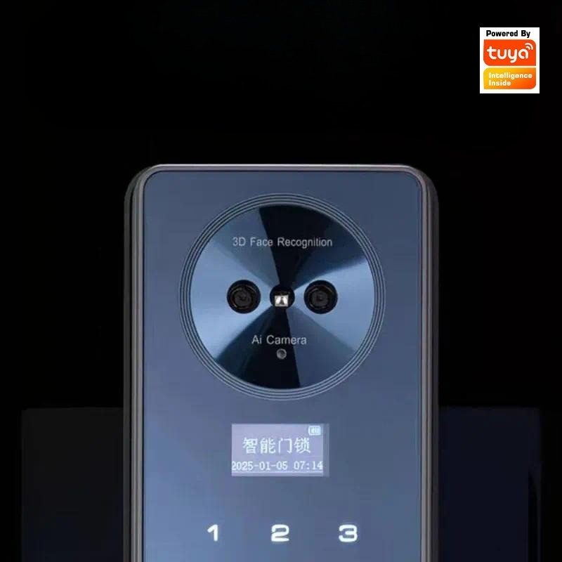Akıllı Kilit, Yüz Tanıma, Otom - Video Door Lock With Camera Peephole incelemesi ve fiyatı