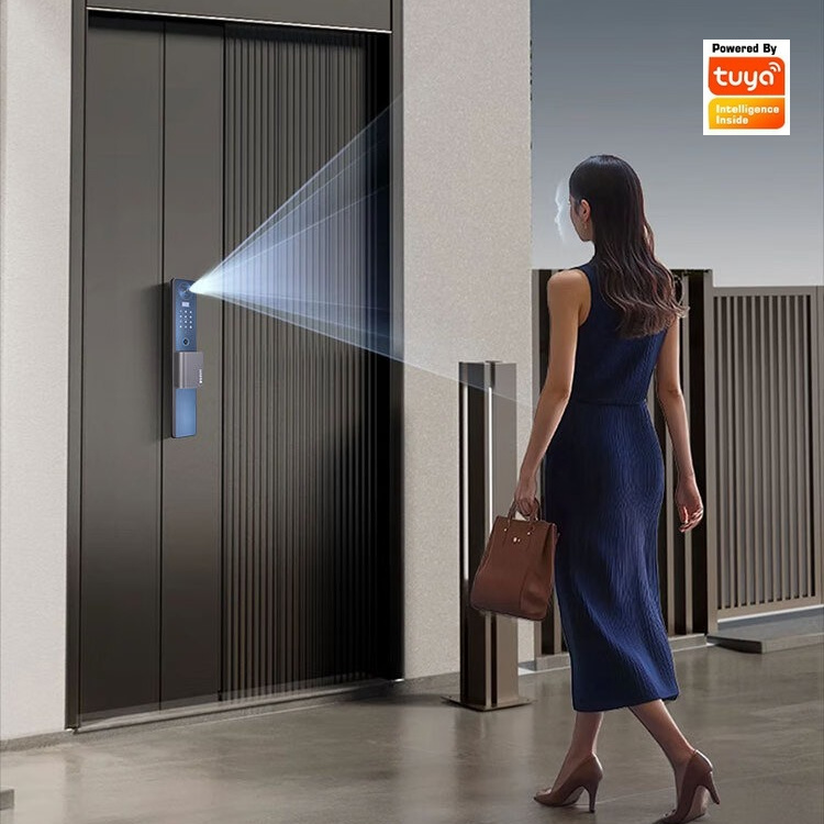 Akıllı Kilit, Yüz Tanıma, Otom - Video Door Lock With Camera Peephole incelemesi ve fiyatı