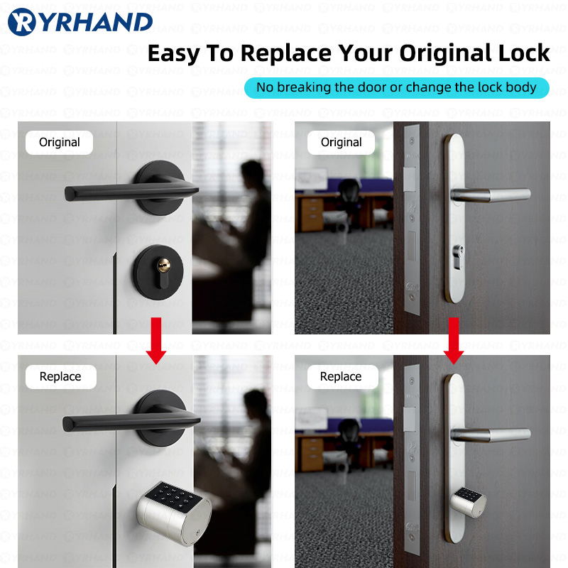 Akıllı Euro Silindirik Kapı Ki - Fingerprint Padlock Weatherproof incelemesi ve fiyatı