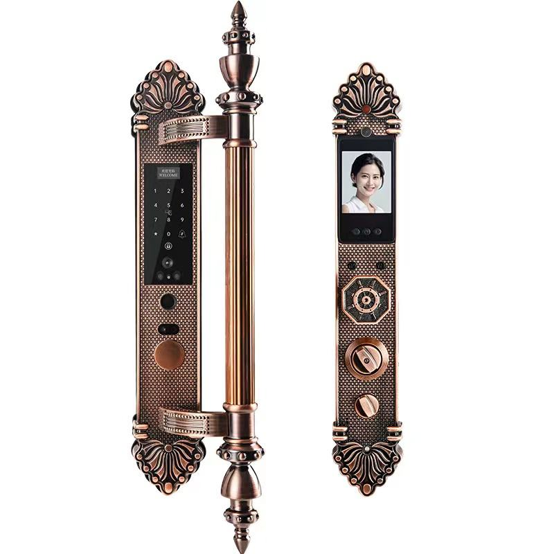 Su Geçirmez Kablosuz 3D Yüz ve - Face Recognition Door Lock incelemesi ve fiyatı