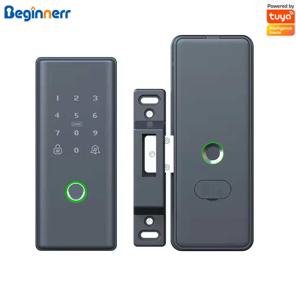 Parmak iziyle çift taraflı kil - Smart Rim Lock Wifi Fingerprint incelemesi ve fiyatı