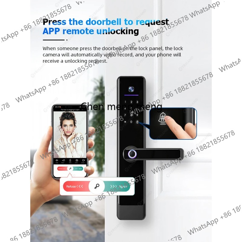 Kamera Görüntülü İnterkom Kili - Video Door Lock With Camera Peephole incelemesi ve fiyatı