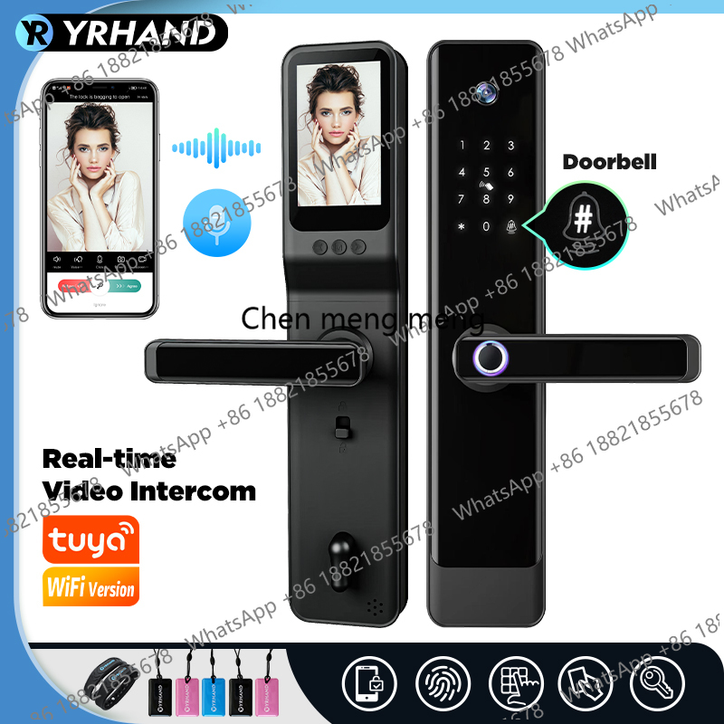 YRHAND Tuya Wifi Kamera Görünt - Video Door Lock With Camera Peephole incelemesi ve fiyatı