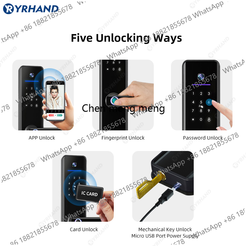 YRHAND Tuya Wifi Kamera Görünt - Video Door Lock With Camera Peephole incelemesi ve fiyatı