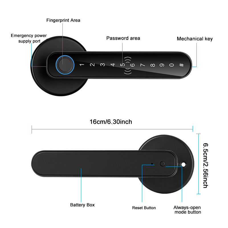 1 adet Akıllı Kapı Kilidi, Par - Smart Door Lock Tuya App incelemesi ve fiyatı