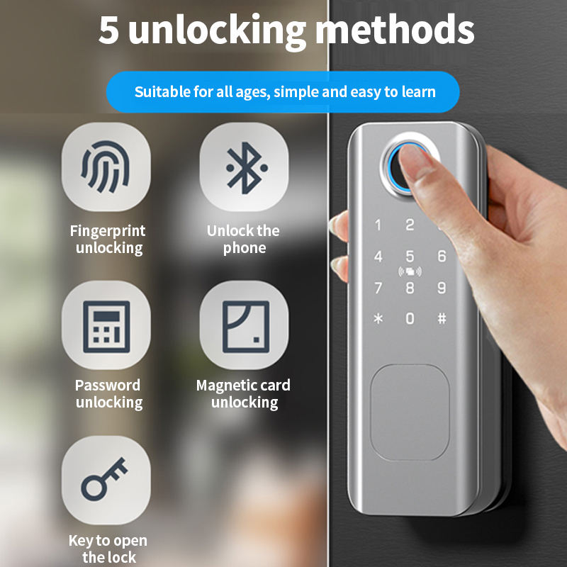 Başlangıç Seviyesi Tuya Ttlock - Smart Rim Lock Wifi Fingerprint incelemesi ve fiyatı