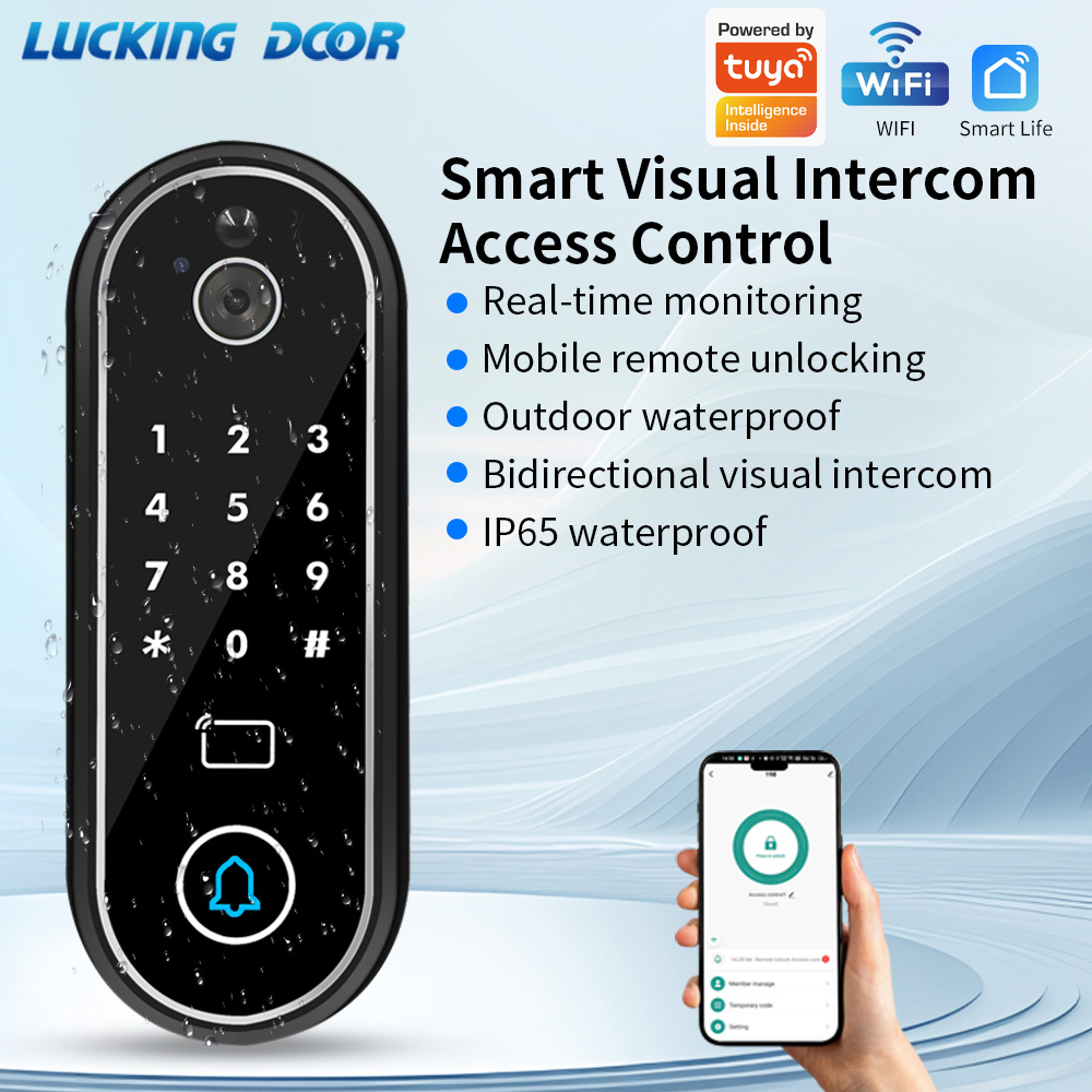 Destek Tuya Uygulaması Görüntü - Video Door Lock With Camera Peephole incelemesi ve fiyatı