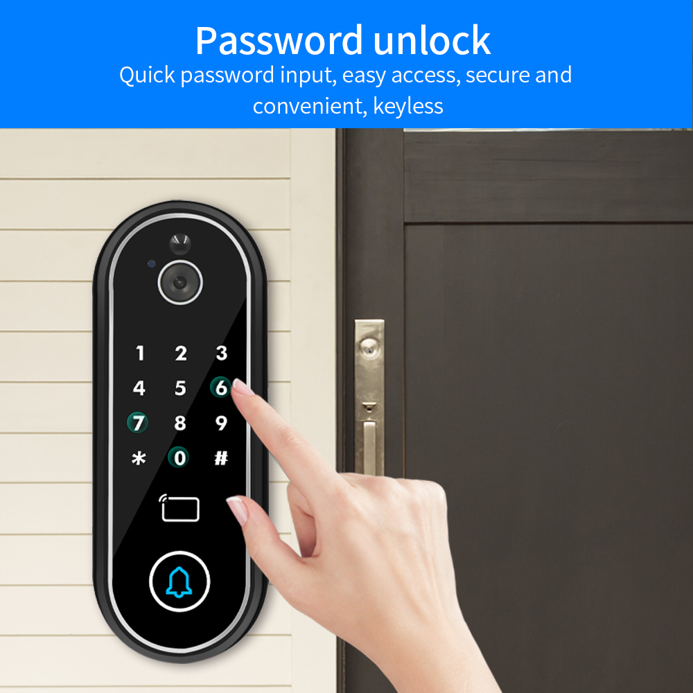 Destek Tuya Uygulaması Görüntü - Video Door Lock With Camera Peephole incelemesi ve fiyatı