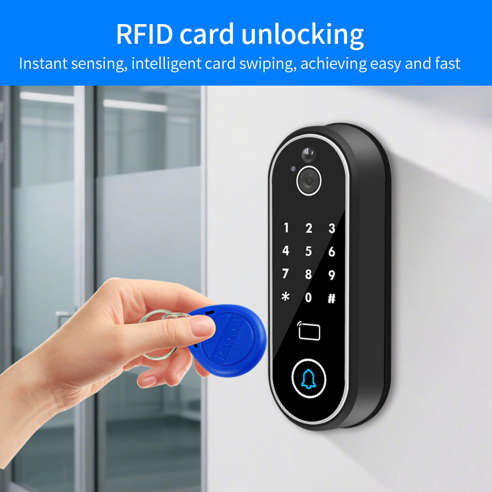 Destek Tuya Uygulaması Görüntü - Video Door Lock With Camera Peephole incelemesi ve fiyatı