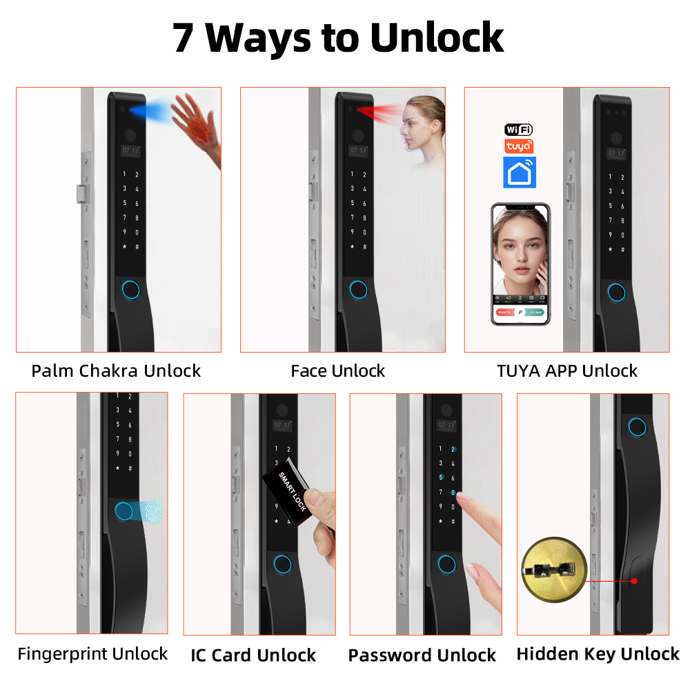 RAYKUBE DQ10 Tuya WiFi Palmiye - Video Door Lock With Camera Peephole incelemesi ve fiyatı