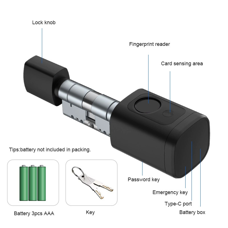 60-90mm Ayarlanabilir TT Kilid - Smart Door Lock Tuya App incelemesi ve fiyatı