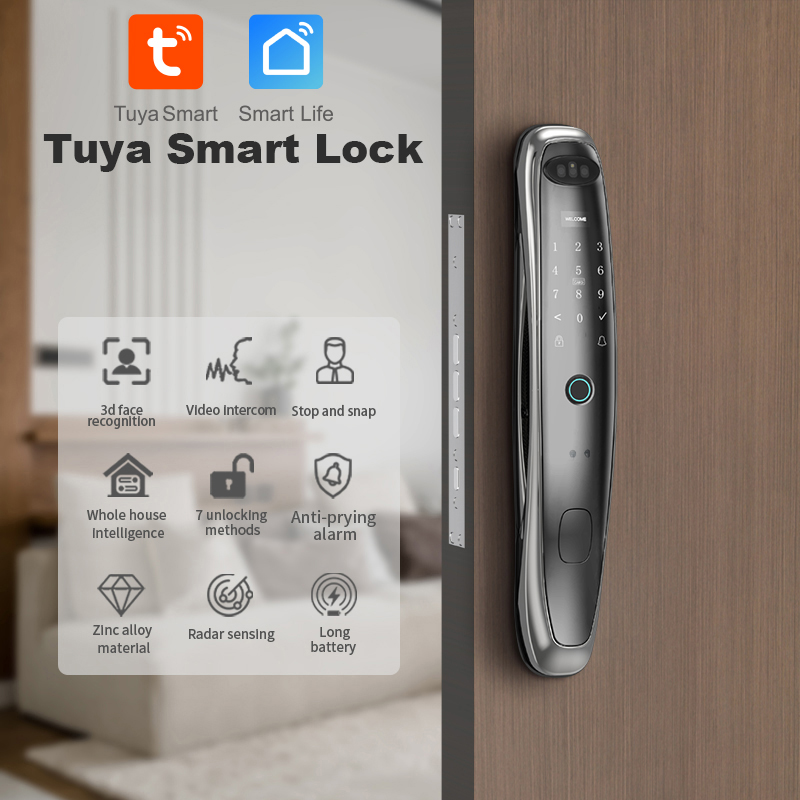 Tuya WiFi Kamera Akıllı Kilit  - Smart Door Lock Fingerprint Wifi incelemesi ve fiyatı