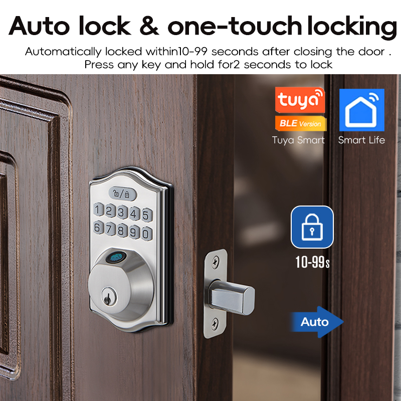 RAYKUBE K6 Tuya BLE Su Geçirme - Smart Lock Deadbolt Keypad Bluetooth incelemesi ve fiyatı