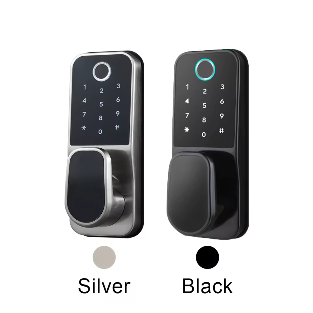 Ev Güvenlik Uzaktan Kumanda Wi - Digital Door Lock Fingerprint Handle incelemesi ve fiyatı