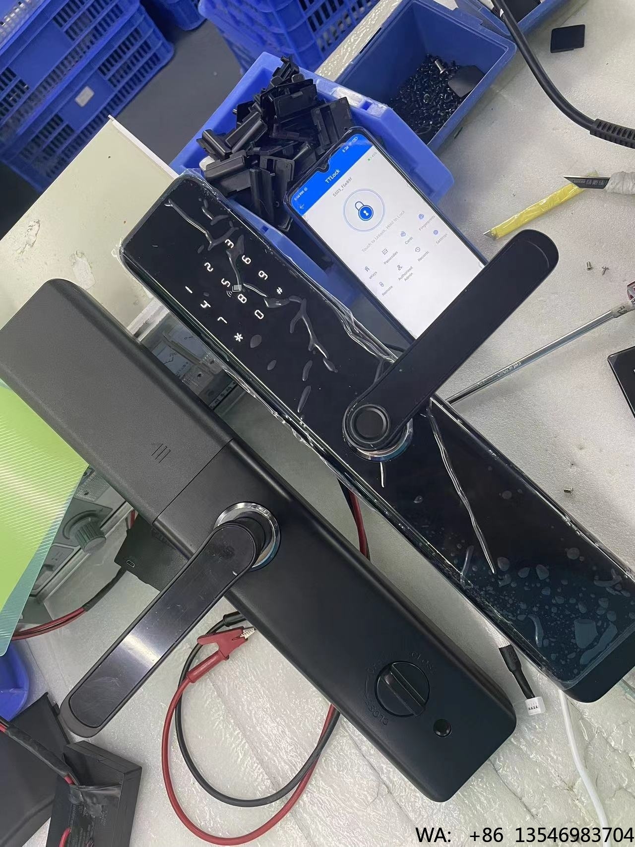 WiFi TTlock Uygulaması Biyomet - Digital Door Lock Fingerprint Handle incelemesi ve fiyatı
