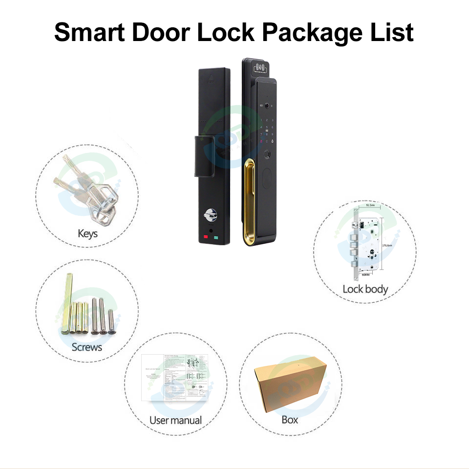 WiFi Görüntülü İnterkomlu Yüz  - Face Recognition Door Lock incelemesi ve fiyatı