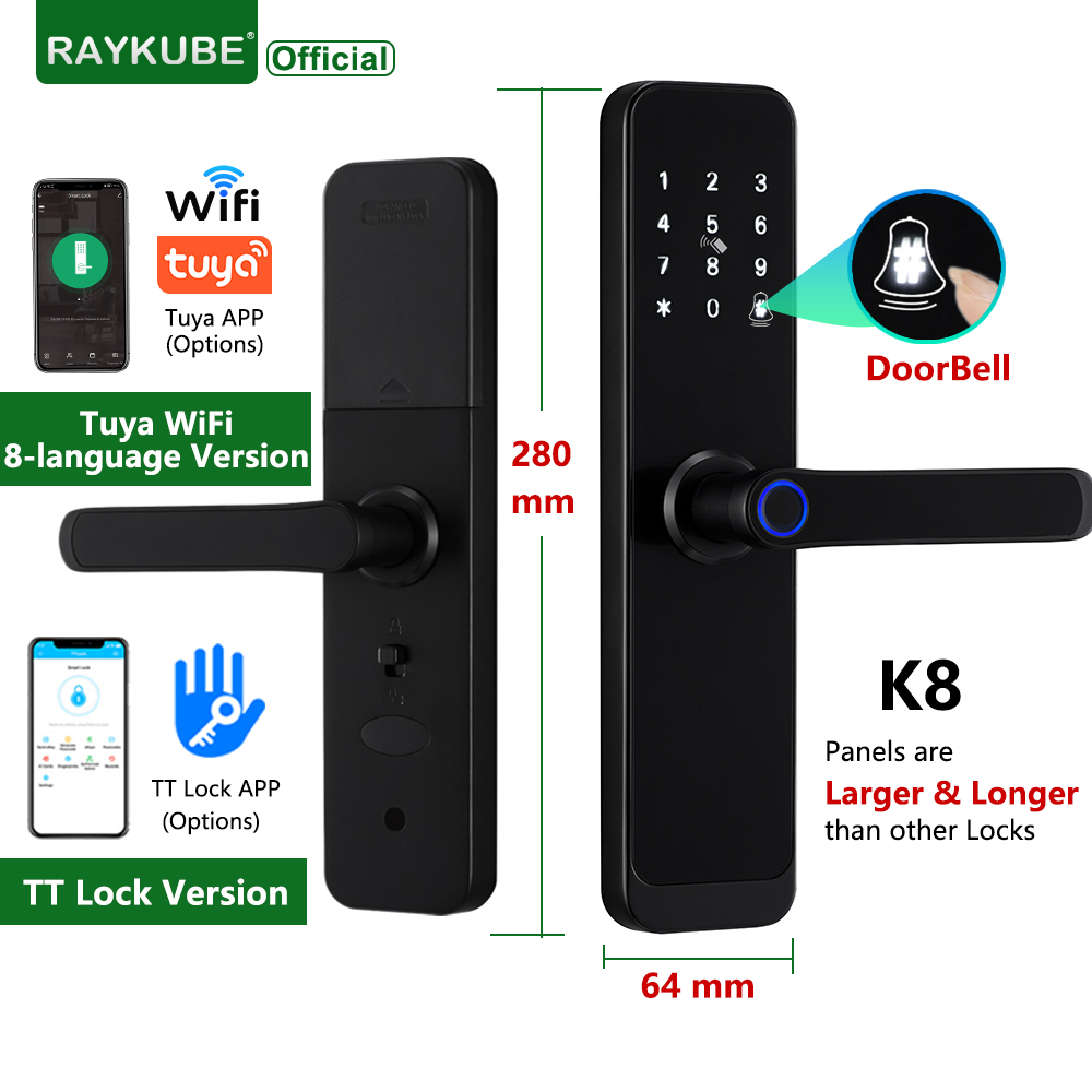 RAYKUBE K8 Akıllı Kapı Kilidi  - Smart Lock For Sliding Door incelemesi ve fiyatı
