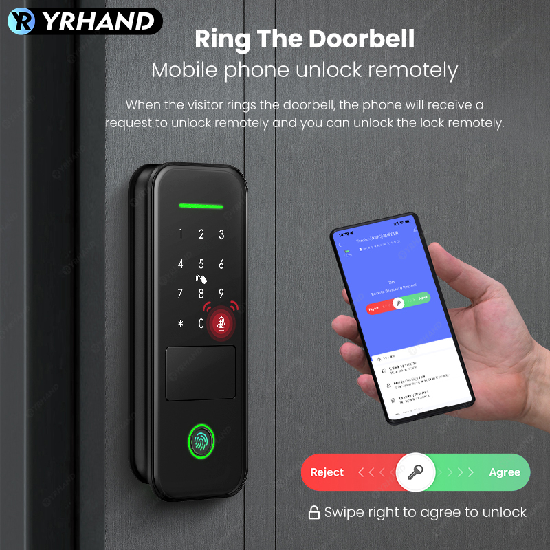 Tuya Akıllı Kilit Cerradura In - Smart Rim Lock Wifi Fingerprint incelemesi ve fiyatı