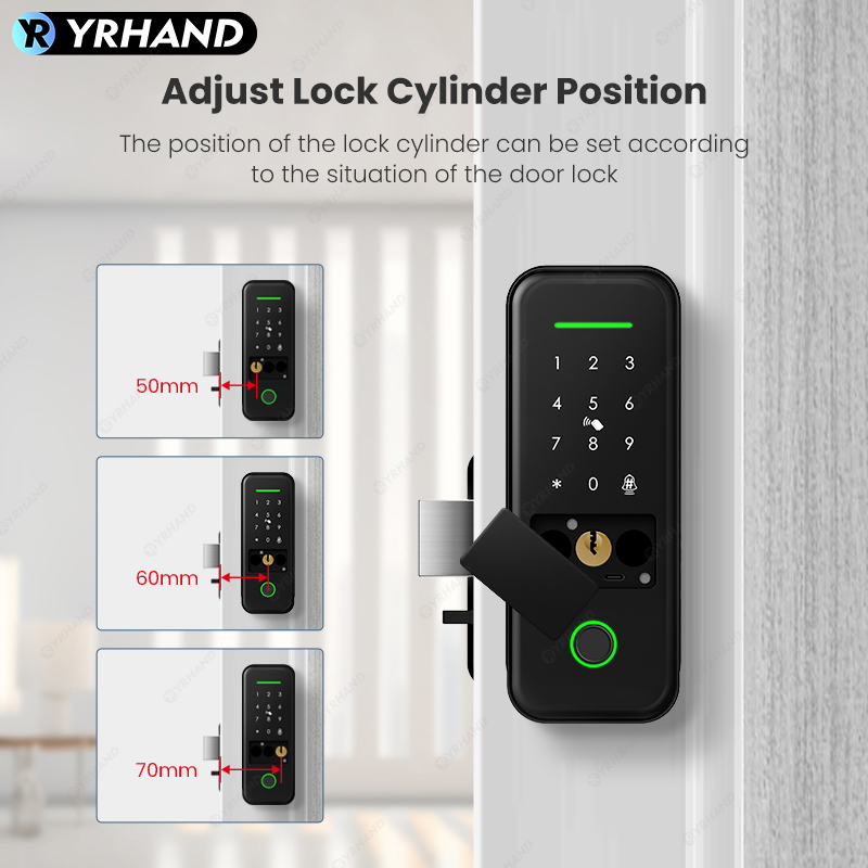 Tuya Akıllı Kilit Cerradura In - Smart Rim Lock Wifi Fingerprint incelemesi ve fiyatı