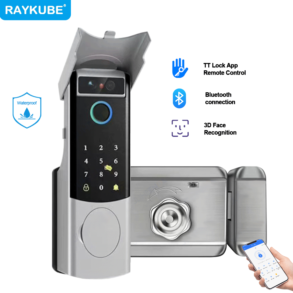RAYKUBE V6/V8 Su Geçirmez TT L - Face Recognition Door Lock incelemesi ve fiyatı