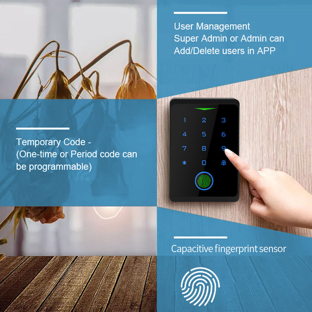 Tuya APP Kapı Kilidi IP66 Su G - Fingerprint Padlock Weatherproof incelemesi ve fiyatı