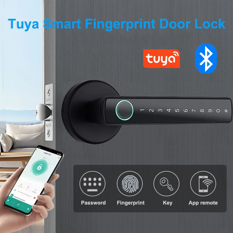 Tuya Akıllı Parmak İzi Kilidi  - Smart Lock Zigbee Gateway incelemesi ve fiyatı