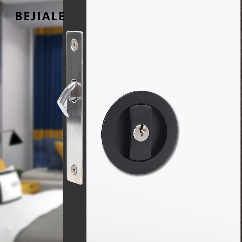 Siyah sürgülü kapı sürgülü kap - Smart Lock For Sliding Door incelemesi ve fiyatı