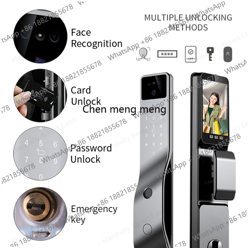 3D Yüz Tanıma Özellikli Akıllı - Video Door Lock With Camera Peephole incelemesi ve fiyatı