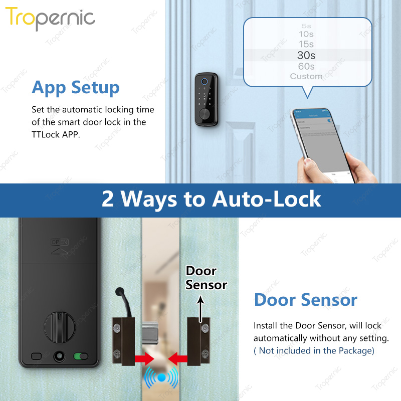 Tuya Zigbee kapı sürgü kilitle - Smart Door Lock Tuya App incelemesi ve fiyatı