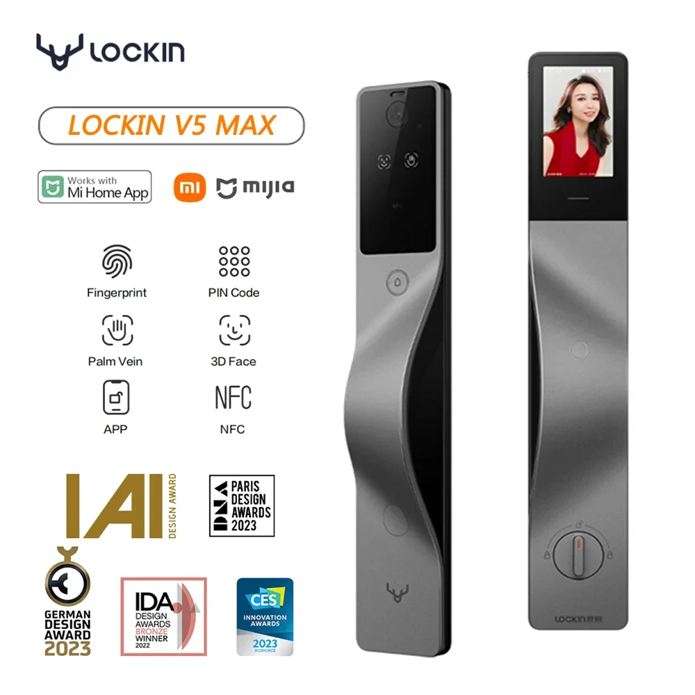Lockin V5 Max 3D Yüz Tanıma Ak - Smart Door Lock Fingerprint Wifi incelemesi ve fiyatı